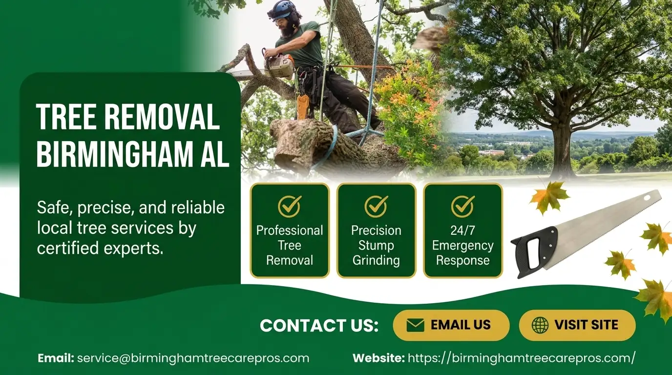 tree removal birmingham al licensed arborist